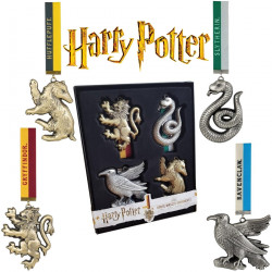  HARRY POTTER Coffret Ornements 4 Maisons Noble Collection