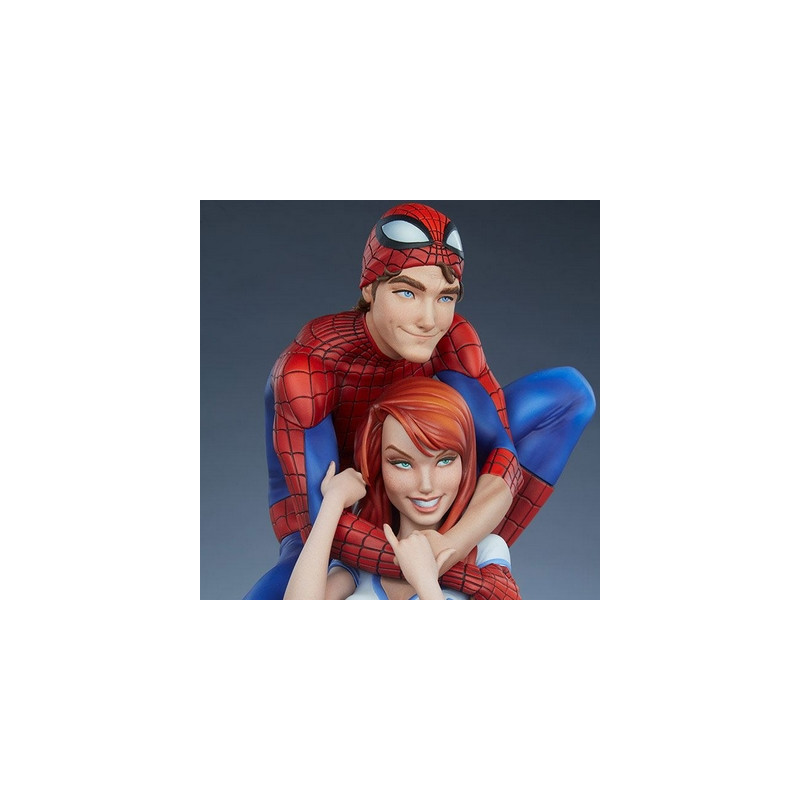 MARVEL Statue Spider-Man & Mary Jane by J. Scott Campbell Sideshow
