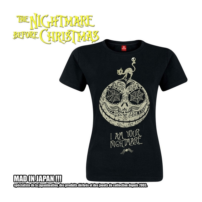 L'Étrange Noël de monsieur Jack T-shirt Jack Face femme L'Étrange Noël de monsieur Jack T-shirt Jack Face femme