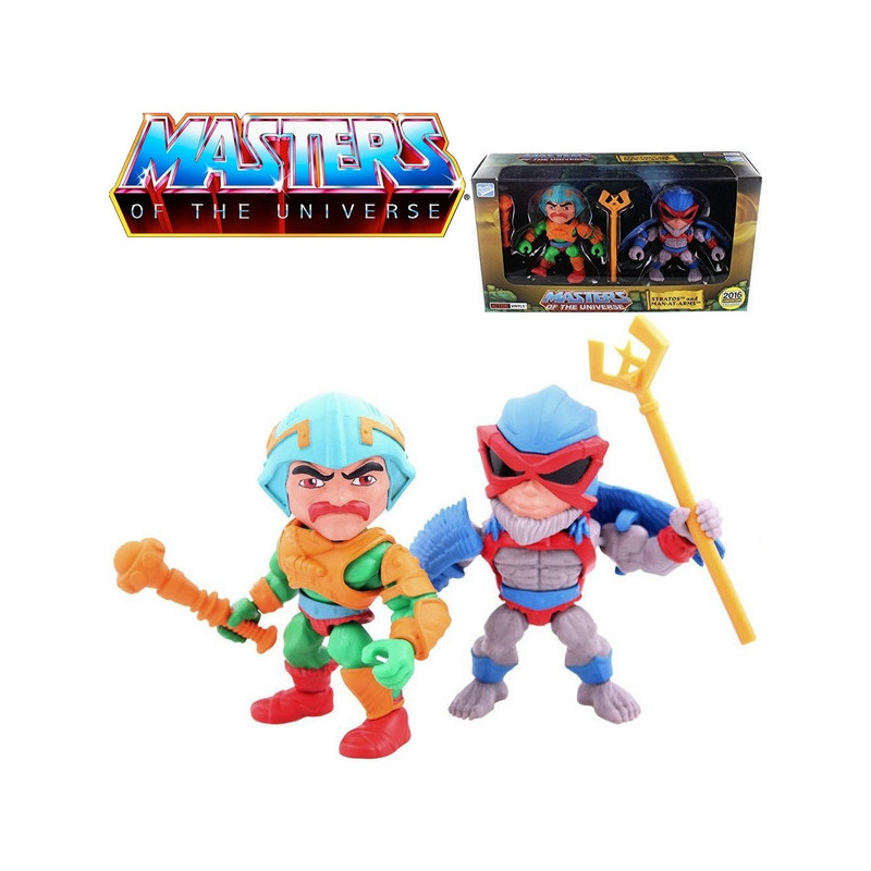 MAITRES DE L'UNIVERS Box Man at Arms & Stratos SDCC2016