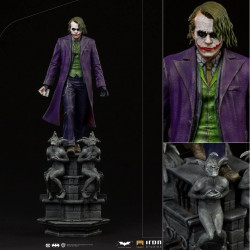  THE DARK KNIGHT Statue The Joker Deluxe Art Scale Iron Studios