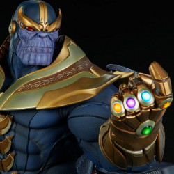 MARVEL COMICS Statue Thanos on Thron Maquette Sideshow