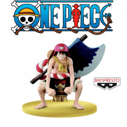  ONE PIECE figurine Luffy Scultures Big Zoukeio Film Gold