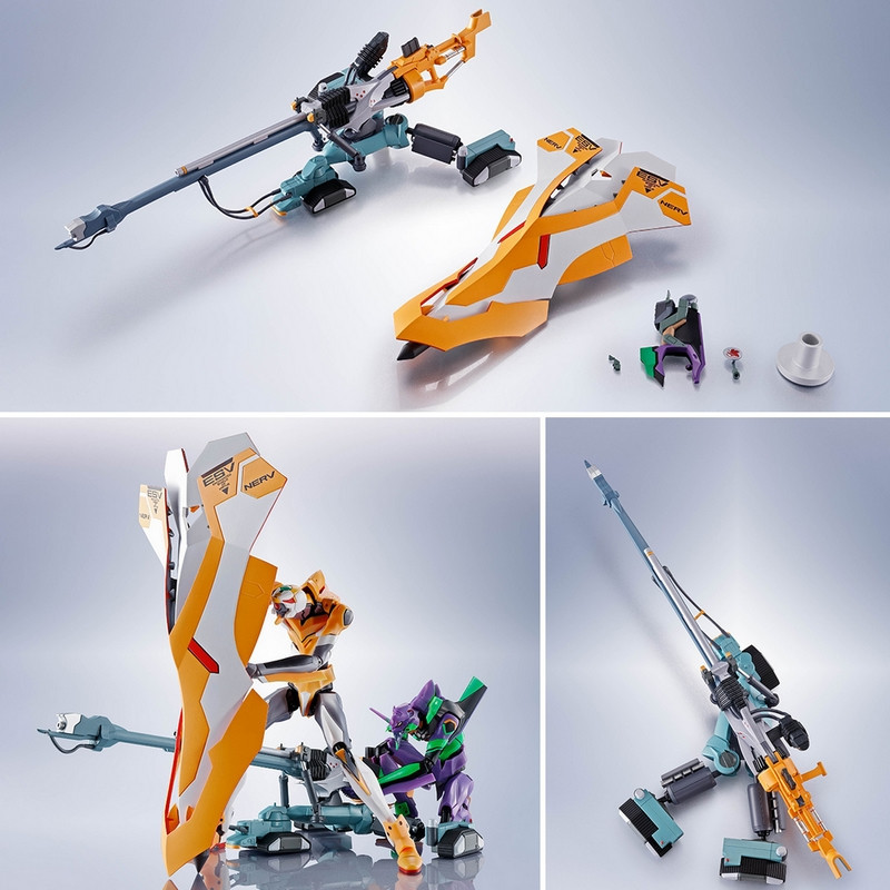 EVANGELION Accessories Kit Robot Spirits Operation Yashima Positron Cannon + ESV + Type G Component Bandai