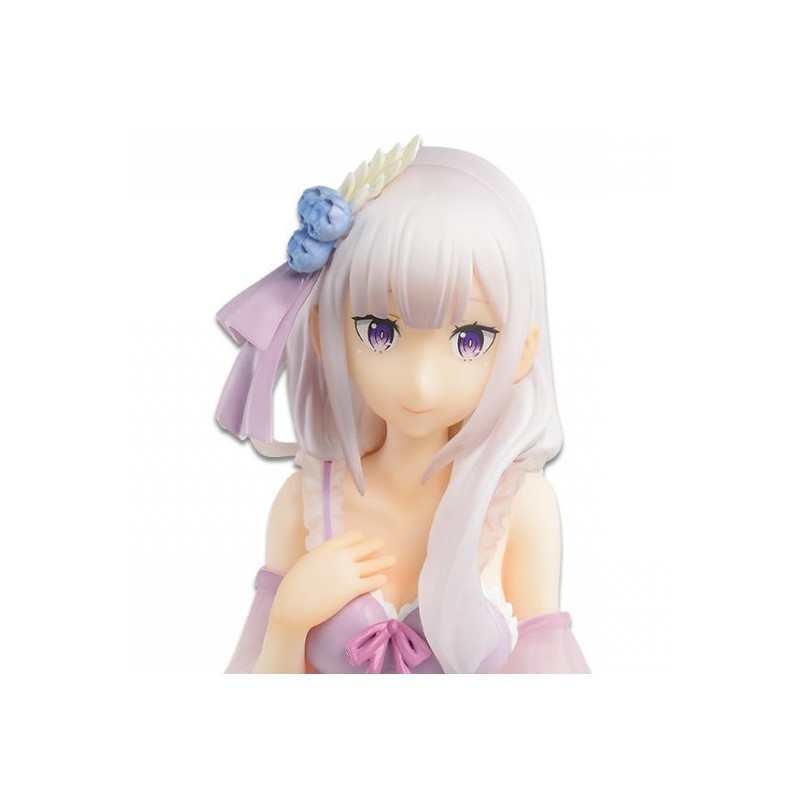 RE:ZERO Starting Life in Another World Figurine Emilia Slumber Tea Party Ichibansho Bandai