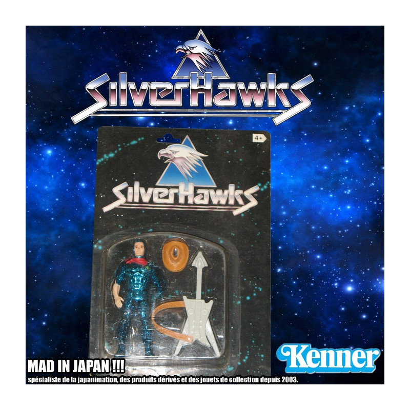 SILVERHAWKS figurine Cowboy Bluegrass + Sideman Kenner SILVERHAWKS figurine Cowboy Bluegrass + Sideman Kenner