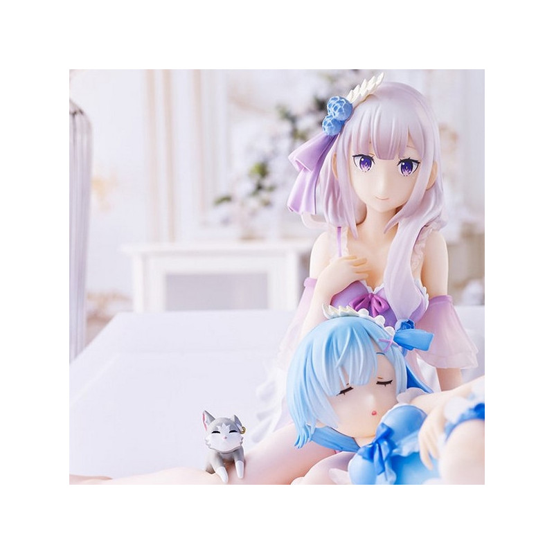 RE:ZERO Starting Life in Another World Pack Figurines Rem & Emilia Slumber Tea Party Ichibansho