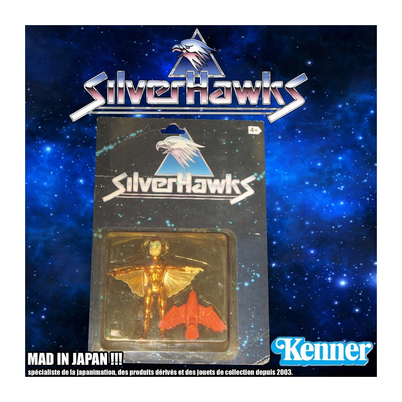 SILVERHAWKS figurine Copper Kidd + May-Day Kenner