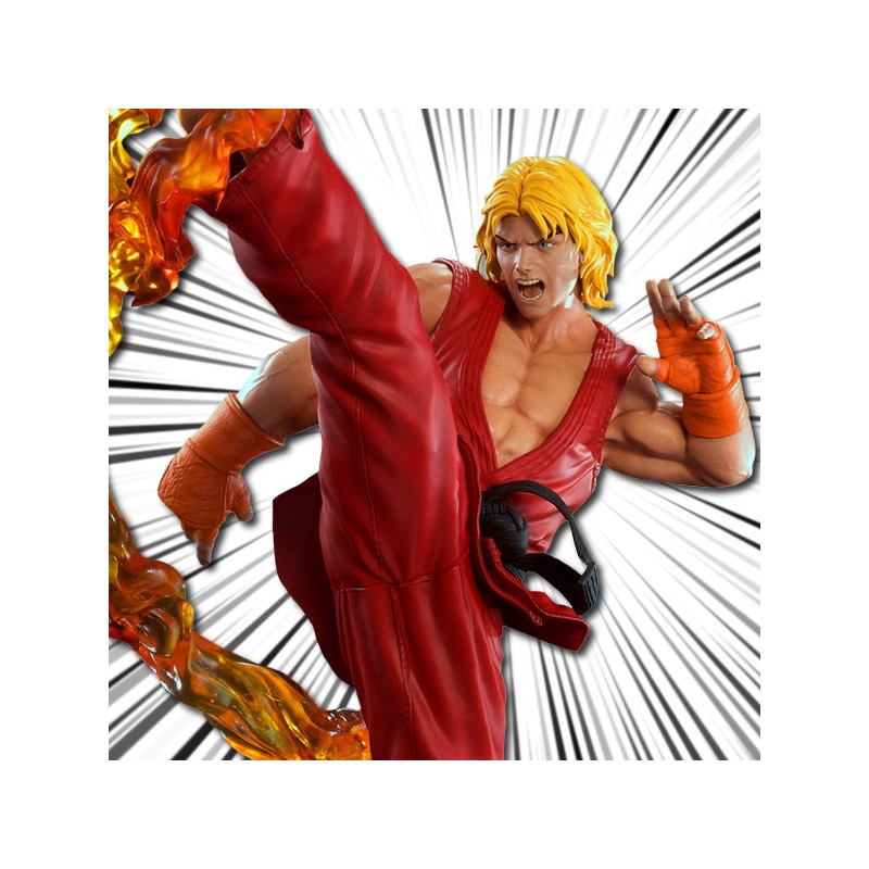 STREET FIGHTER IV Statue Ken Dragon Flame Classic Exclusive PCS Collectibles STREET FIGHTER IV Statue Ken Dragon Flame Classic Exclusive PCS Collectibles