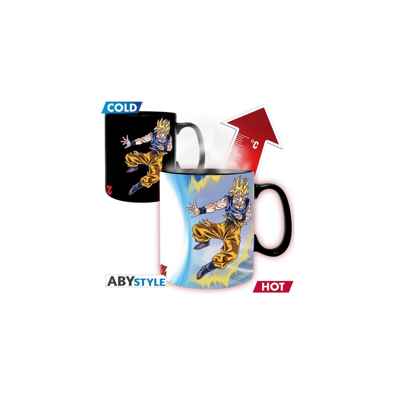 DRAGON BALL Z Mug Heat Change Son Goku vs Kid Buu Abystyle DRAGON BALL Z Mug Heat Change Son Goku vs Kid Buu Abystyle