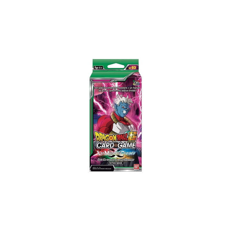 DRAGON BALL SUPER Card Game Les Mondes Croisés Spécial Pack Bandai DRAGON BALL SUPER Card Game Les Mondes Croisés Spécial Pack Bandai